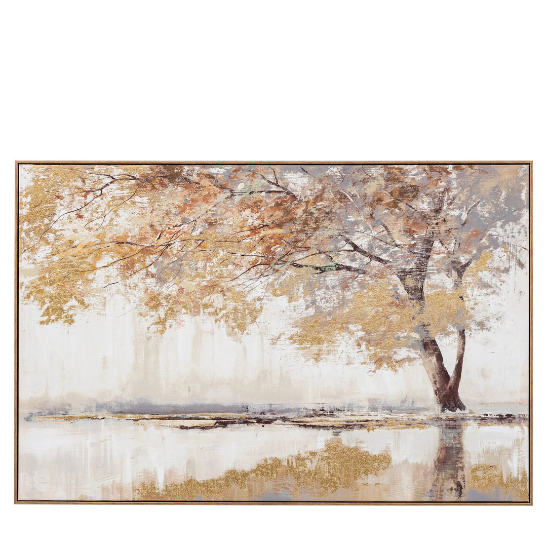 Gilded Oak Framed Canvas Gallery Direct