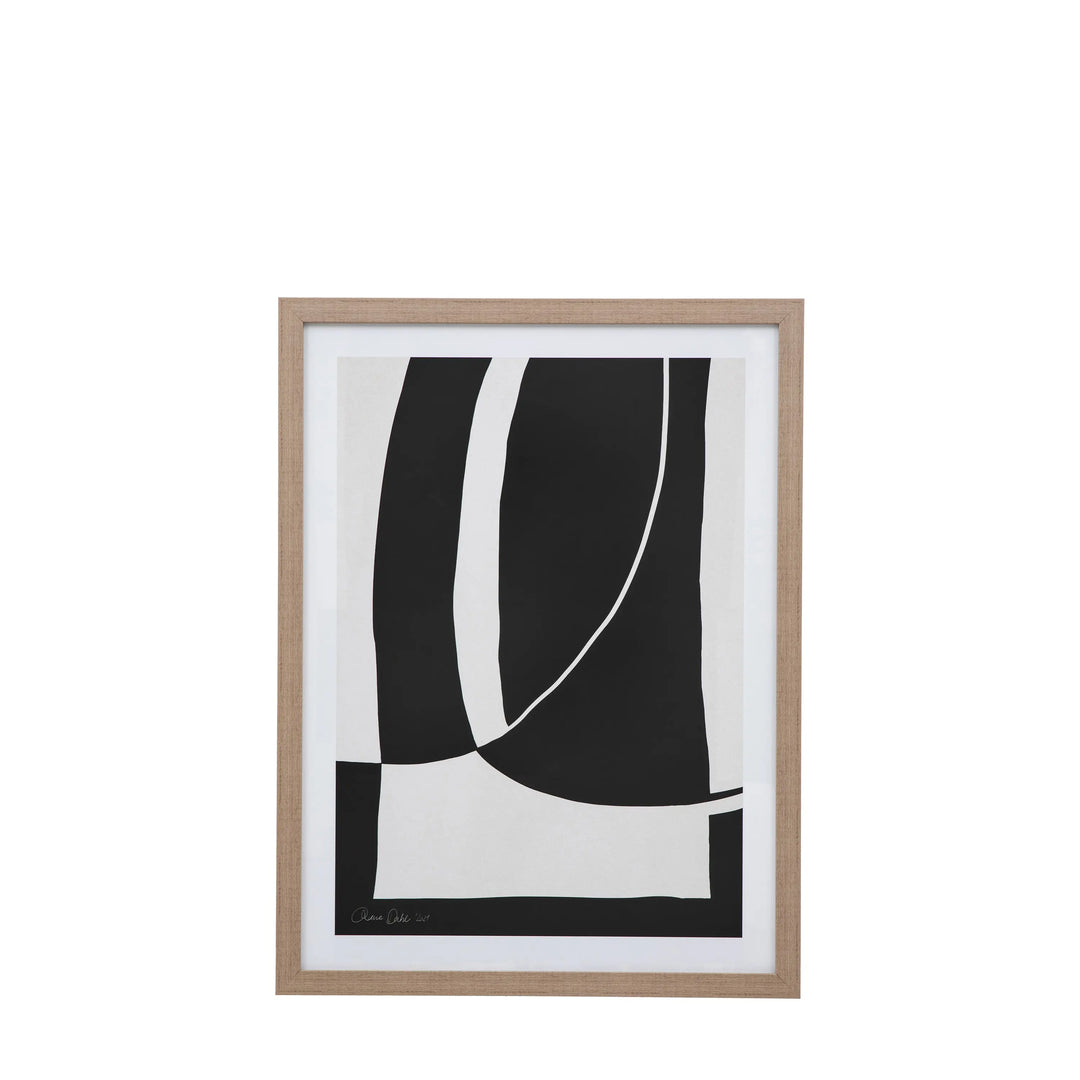 Abstract Noir et Blanc Framed Art Gallery Direct