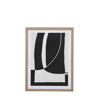 Abstract Noir et Blanc Framed Art Gallery Direct