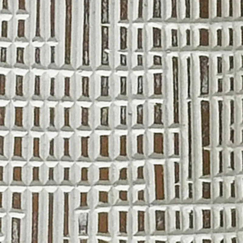 White and Brown Polyresin Vase Lina Home