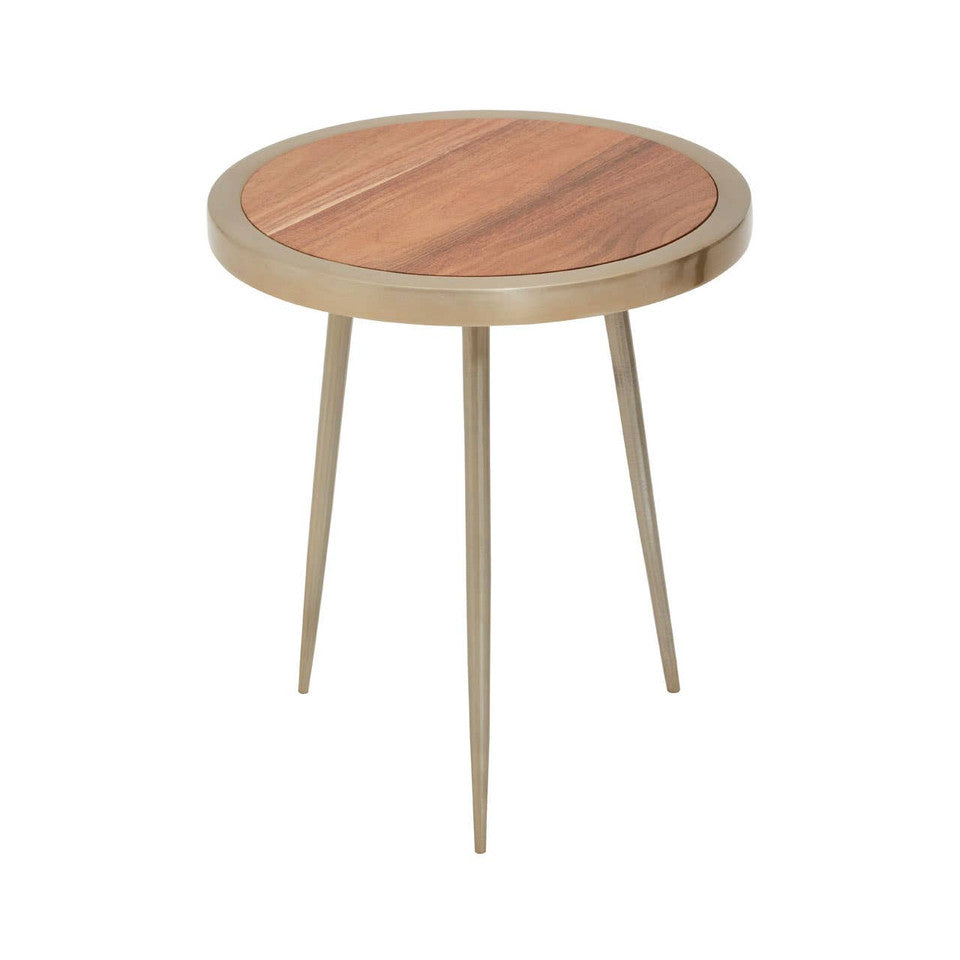 Almoro Acacia Wood  Small Side Table Studio 55