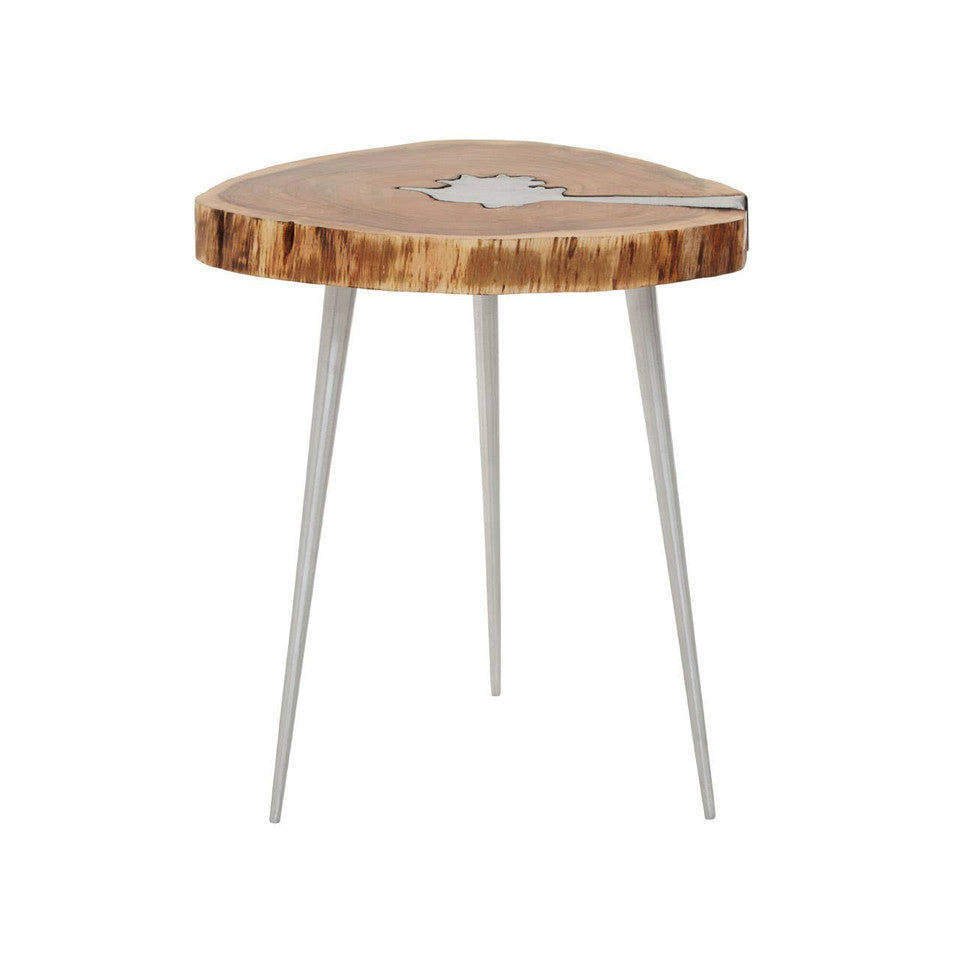 Almoro Acacia Wood Log Side Table Studio 55