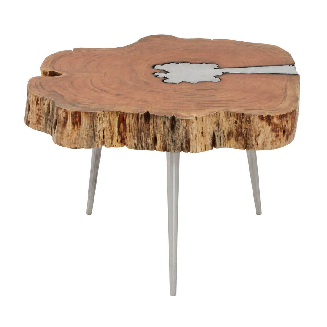 Almoro Acacia Wood Log Coffee Table Studio 55