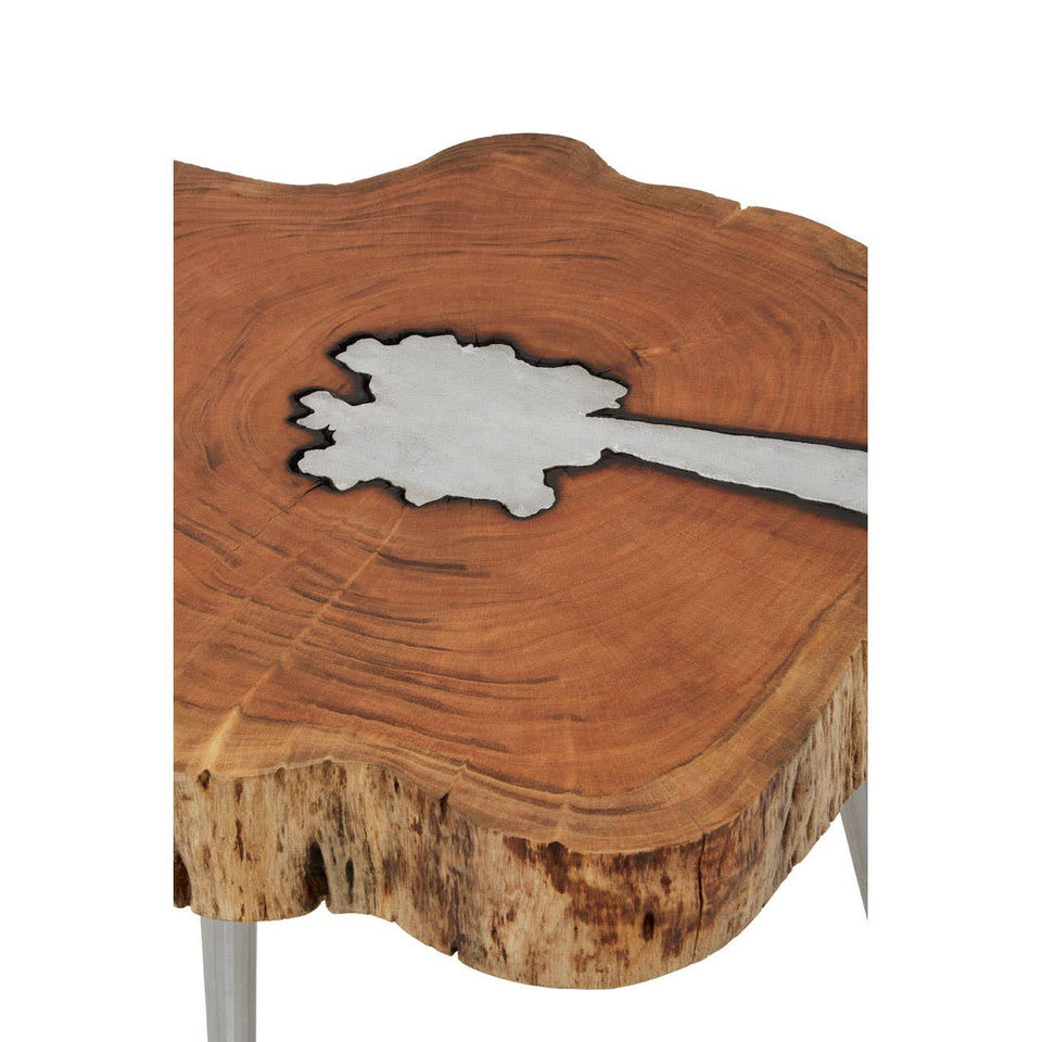 Almoro Acacia Wood Log Coffee Table Studio 55