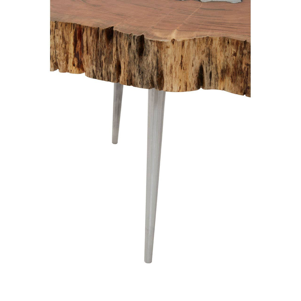 Almoro Acacia Wood Log Coffee Table Studio 55