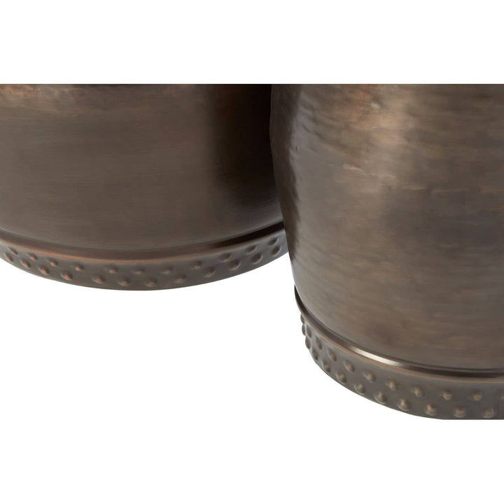 Renza Set of 2 Drum Style Side Tables Studio 55