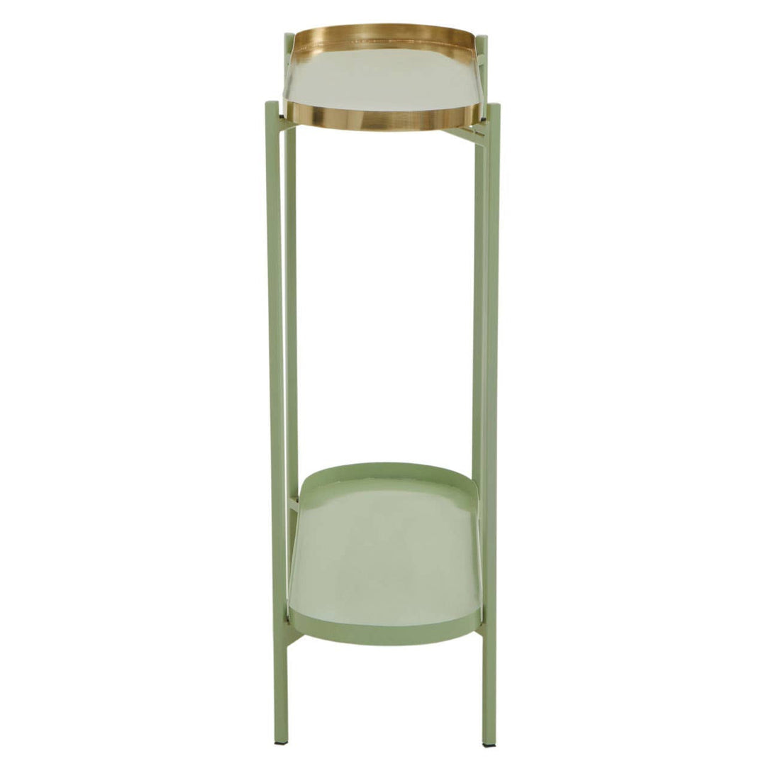 Sabria Green And Gold Iron Console Table Studio 55