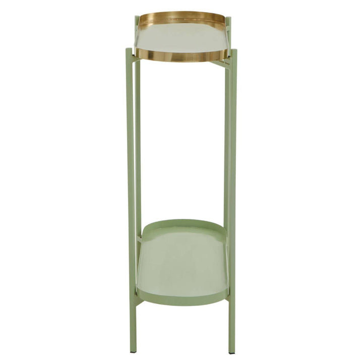 Sabria Green And Gold Iron Console Table Studio 55