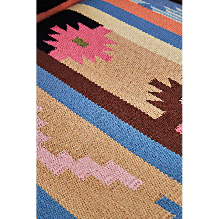 Cefeno Multi Coloured Fabric Chair With Mango Wood Legs Studio 55