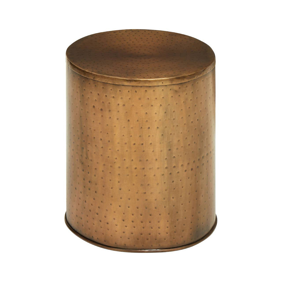 Artivo Antique Brass Effect Side Table Studio 55