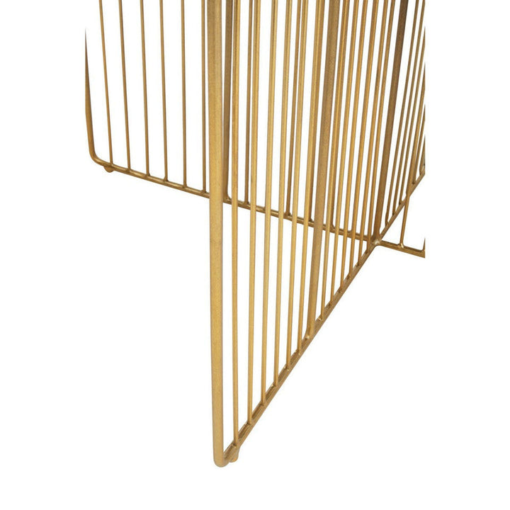 Nirvan Green Marble And Gold Frame Coffee Table Studio 55