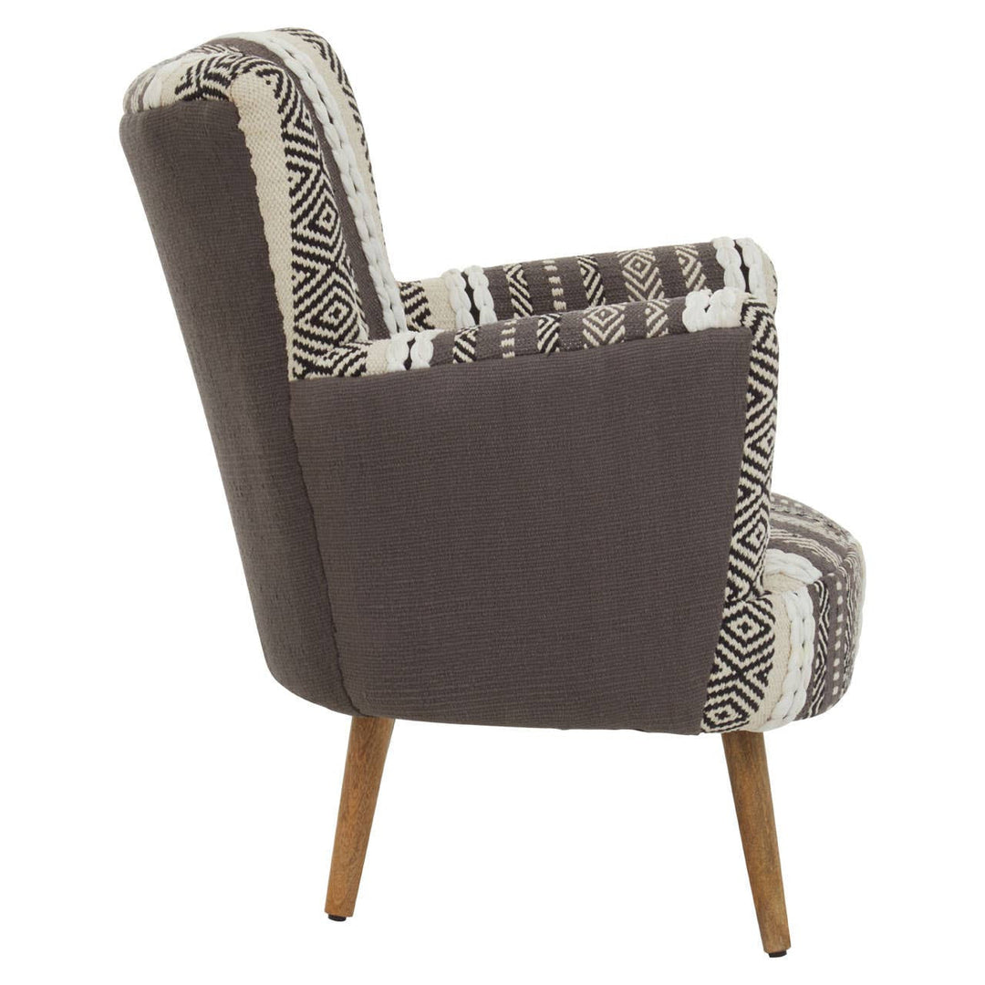 Sefina Grey And White Chair Studio 55