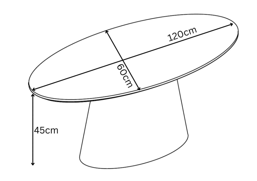 Simaro Light Grey Melamine Coffee Table Torelli