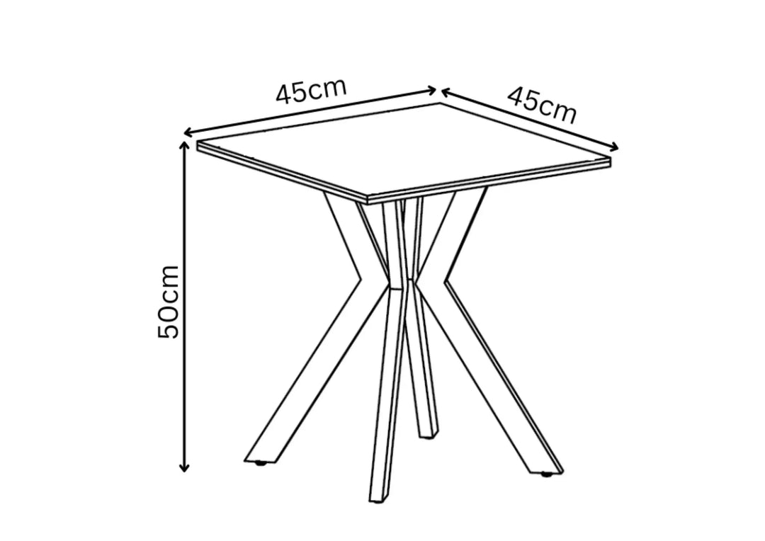 Azuma Matte Grey Ceramic Side Table Torelli
