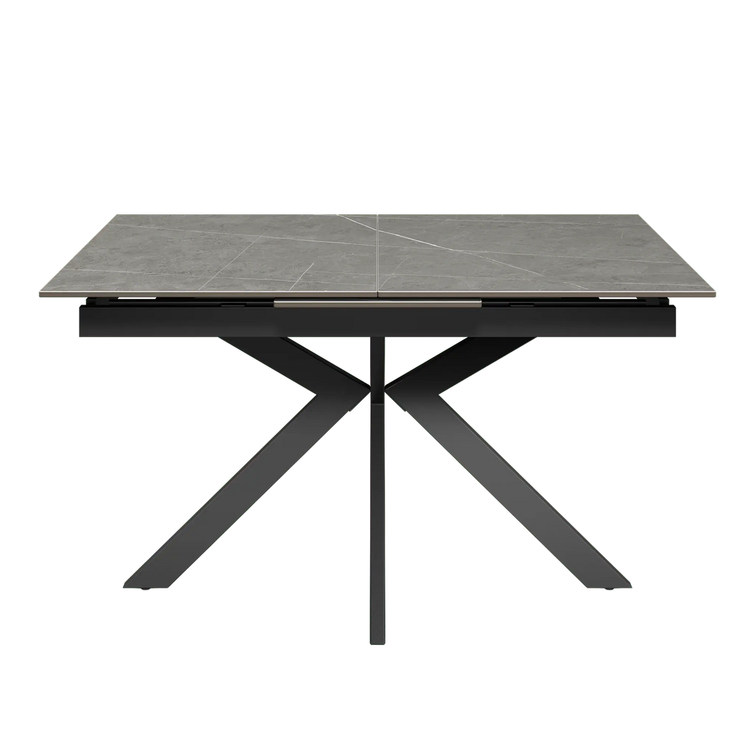 Armino 130-170cm Matte Grey Ceramic Extending Dining Table Torelli