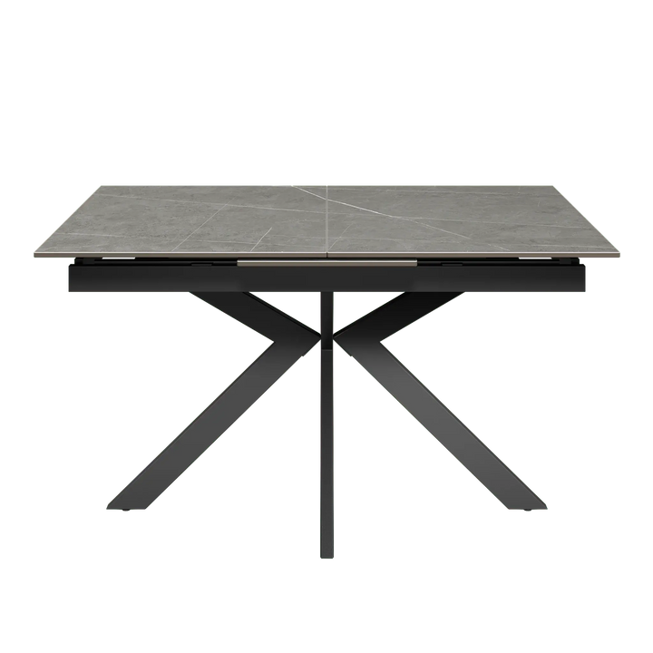 Armino 130-170cm Matte Grey Ceramic Extending Dining Table Torelli