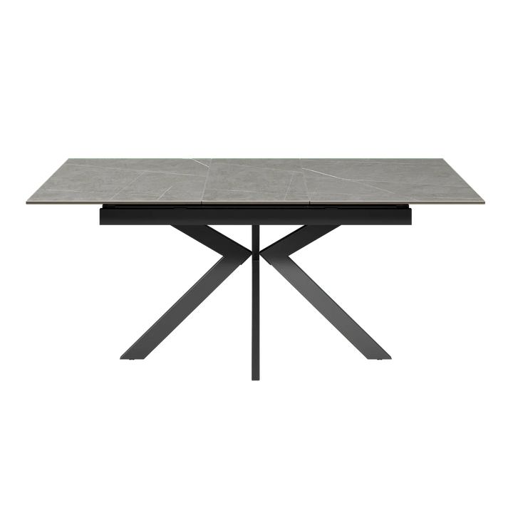 Armino 130-170cm Matte Grey Ceramic Extending Dining Table Torelli