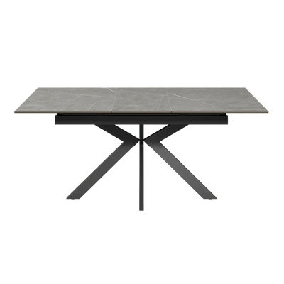 Armino 130-170cm Matte Grey Ceramic Extending Dining Table Torelli