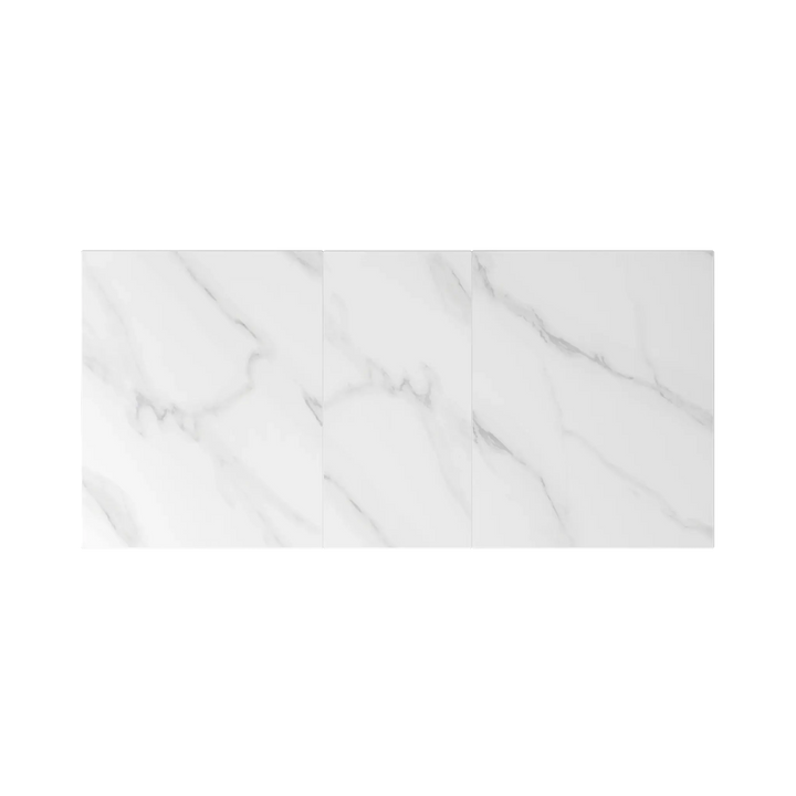 Armino 130-170cm Gloss White Ceramic Extending Dining Table Torelli