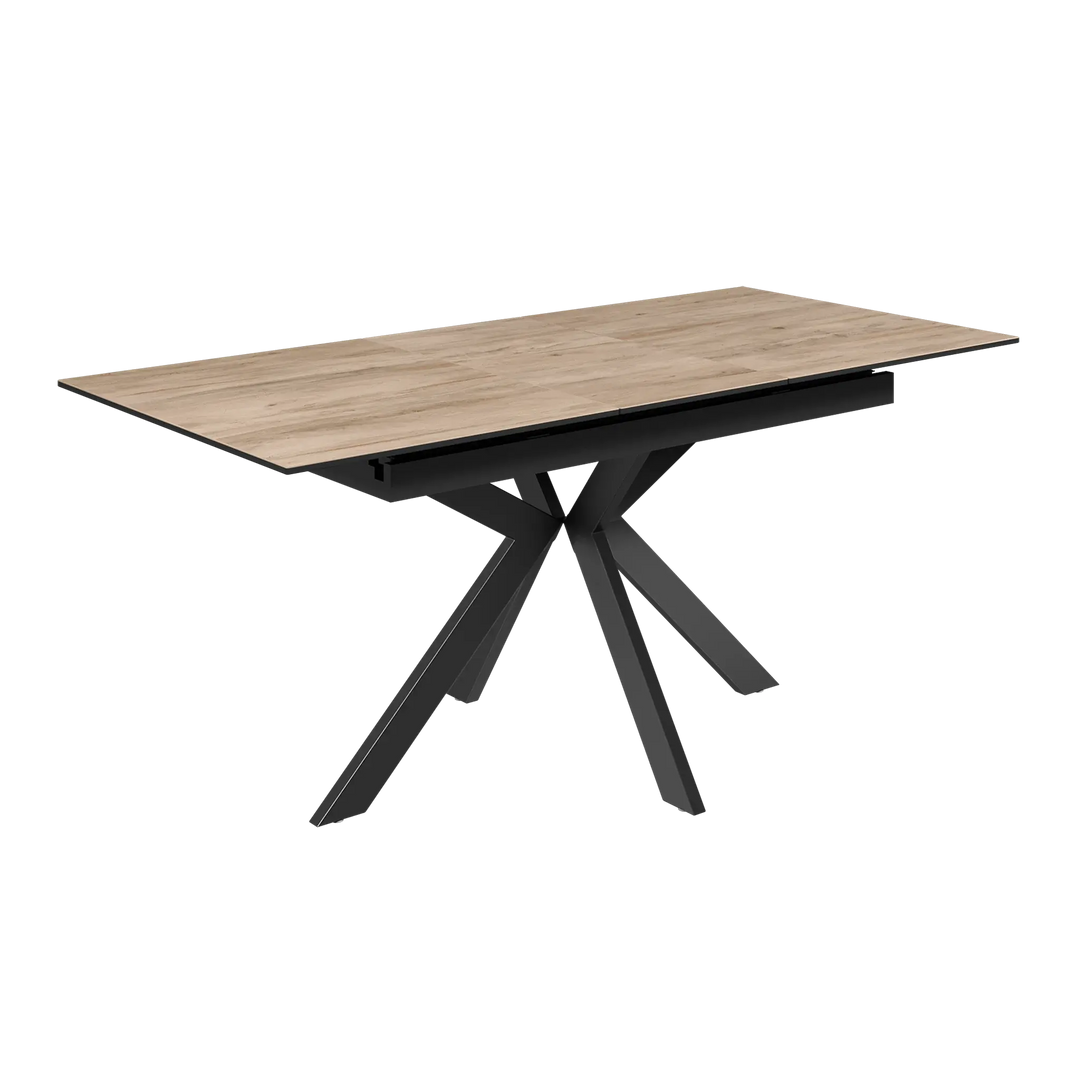 Armino 130-170cm Wood Look Ceramic Extending Dining Table Torelli