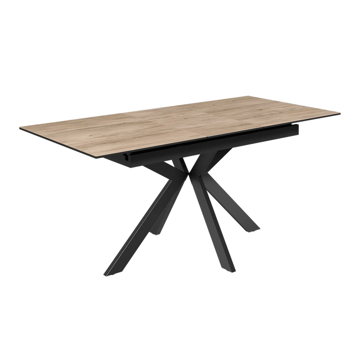 Armino 130-170cm Wood Look Ceramic Extending Dining Table Torelli