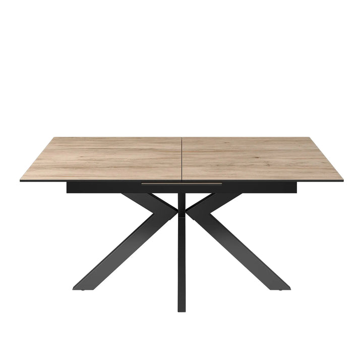 Armino 160-200cm Wood Look Ceramic Extending Dining Table Torelli