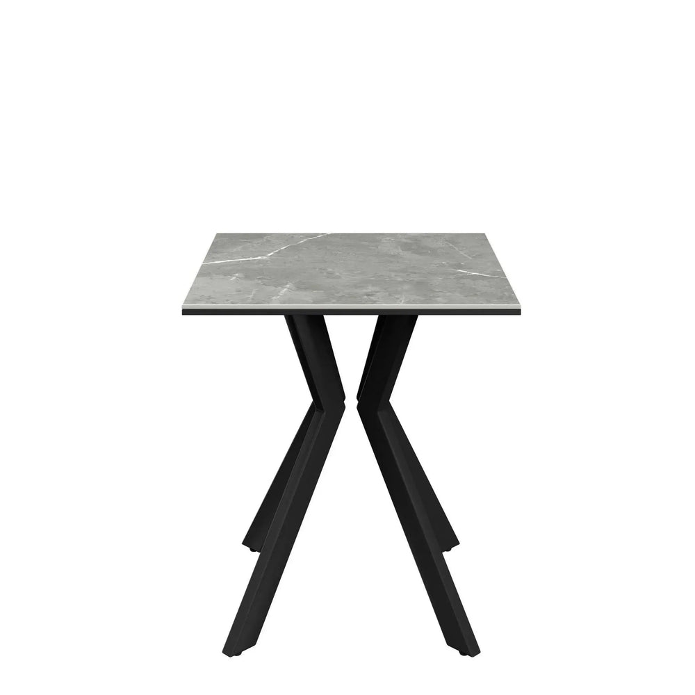 Azuma Matte Grey Ceramic Side Table Torelli
