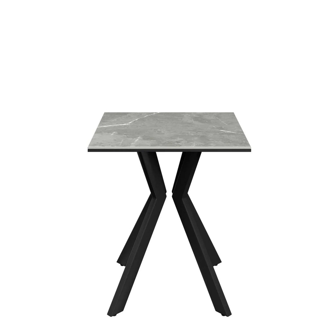 Azuma Matte Grey Ceramic Side Table Torelli