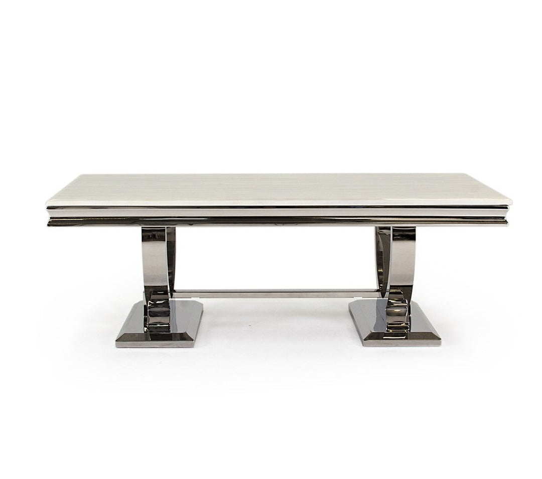 Arianna Marble Coffee Table Cream 120cm