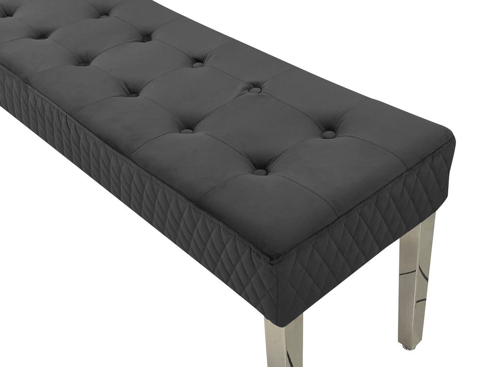 Marlowe Bench in Grey