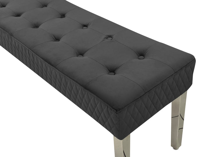 Marlowe Bench in Grey