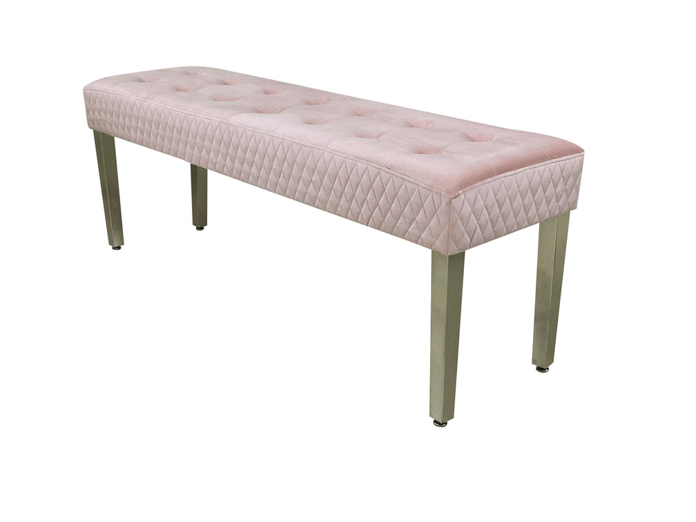 Marlowe Bench in Pink