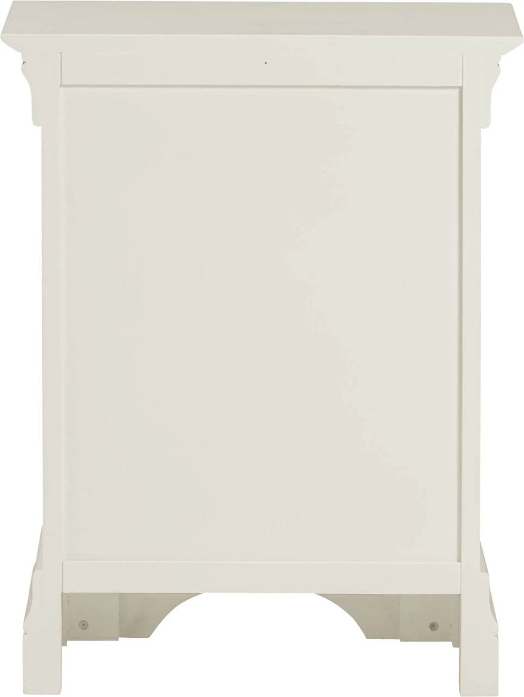 Bordova 3 Drawer Bedside in Ivory Seconique Furniture