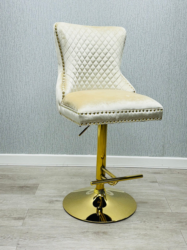 Verona Cream Lion Knocker Breakfast Stool