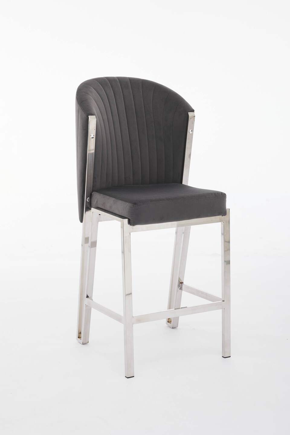 Fairmont Grey Silver Breakfast Stools