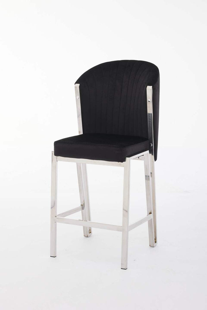 Fairmont Black Silver Breakfast Stools