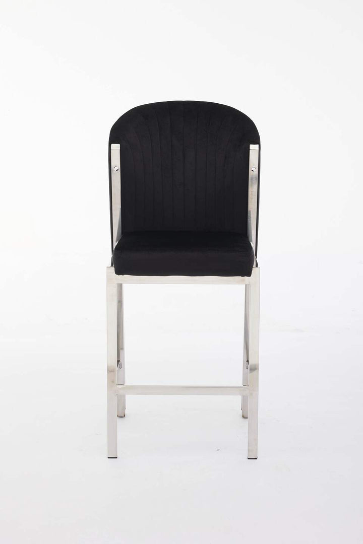 Fairmont Black Silver Breakfast Stools