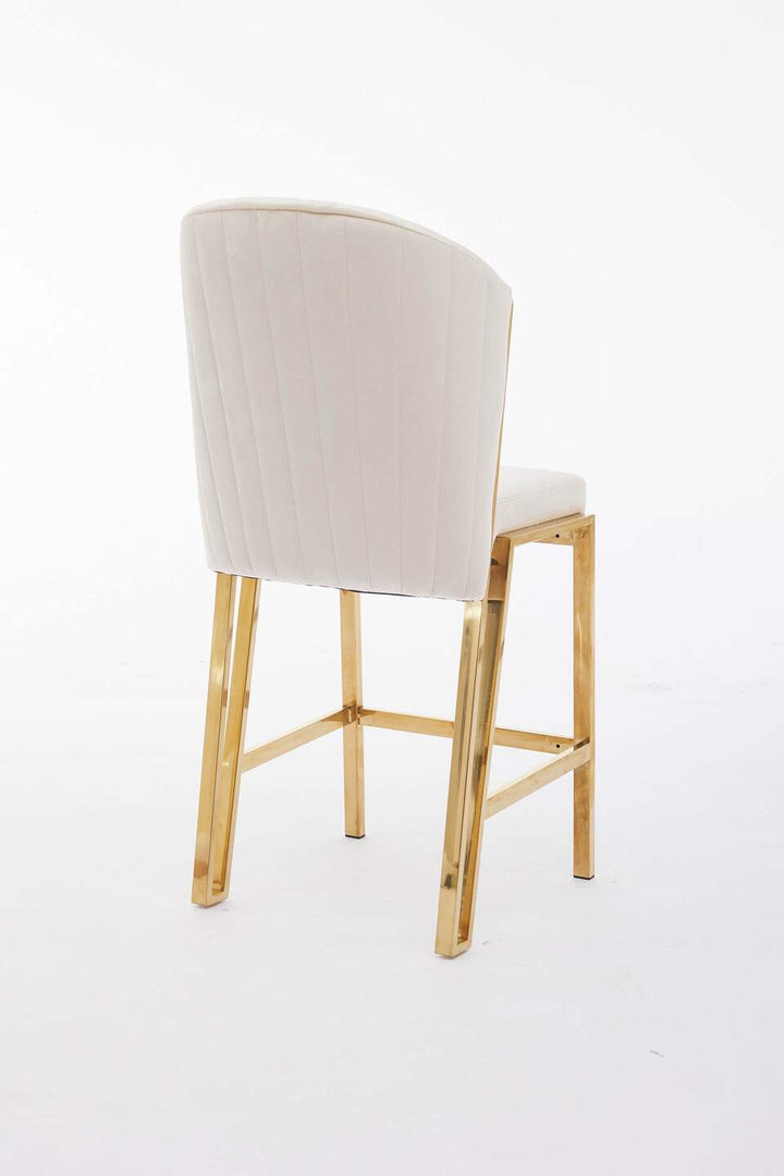 Fairmont Cream Gold Breakfast Stools