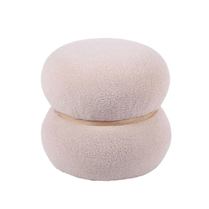 Beige Bouclé Ottoman Lina Home