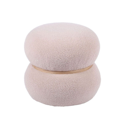 Beige Boucle Ottoman Lina Home