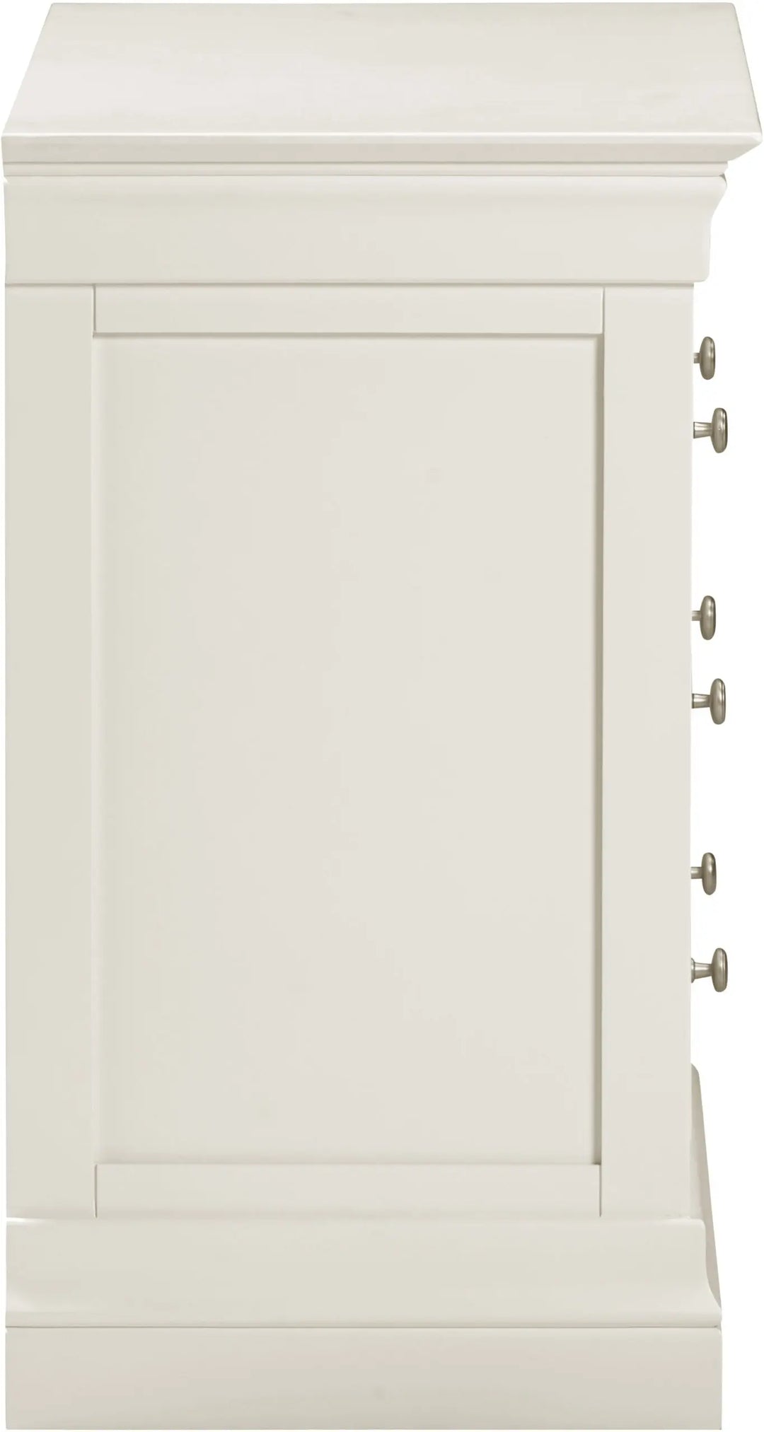 Bordova 3 Drawer Chest in Ivory Seconique Furniture