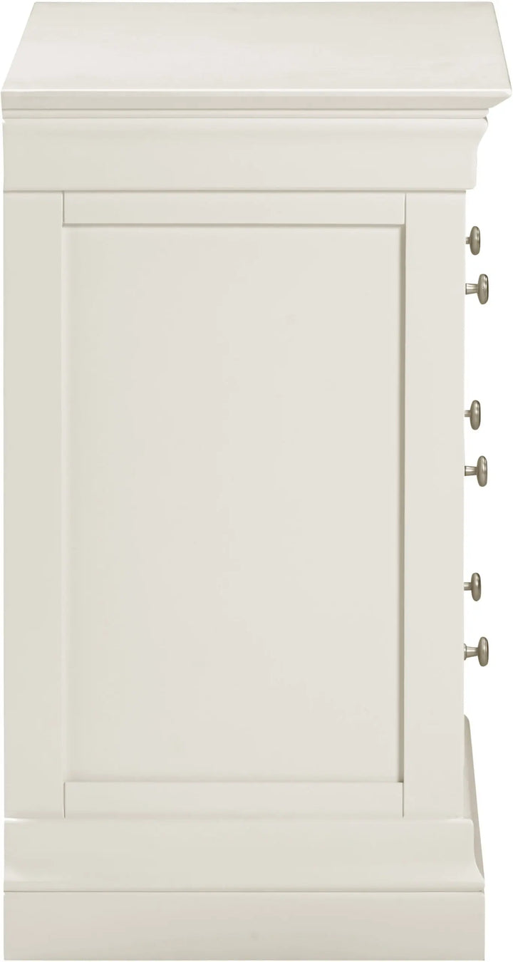 Bordova 3 Drawer Chest in Ivory Seconique Furniture