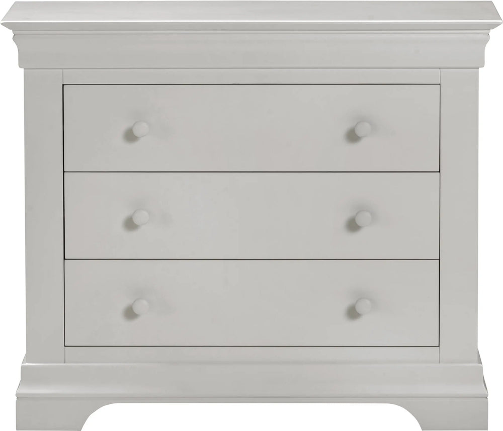 Bordova 3 Drawer Chest in Pebble Grey Seconique Furniture