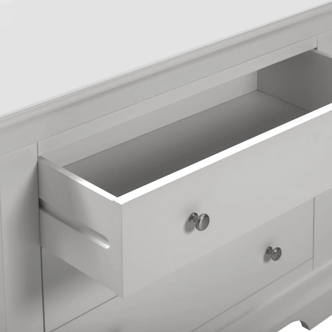 Bordova 3 Drawer Chest in Pebble Grey Seconique Furniture