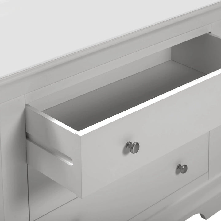 Bordova 3 Drawer Chest in Pebble Grey Seconique Furniture