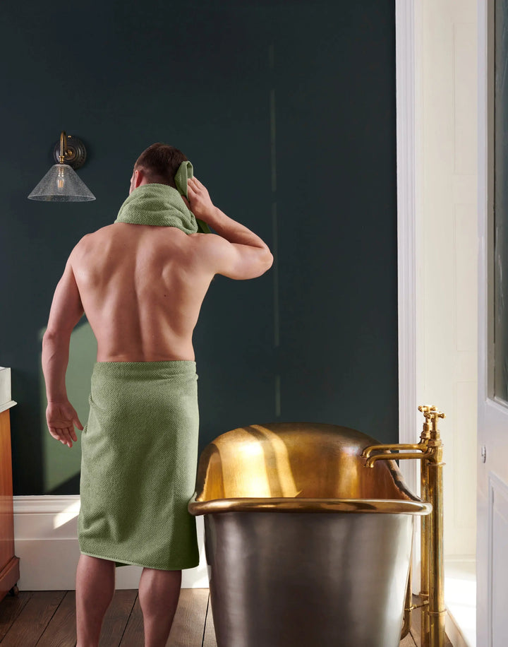Christy Brixton Bath Sheet - Khaki 90 x 150 cm CHRISTY LUX-HOM