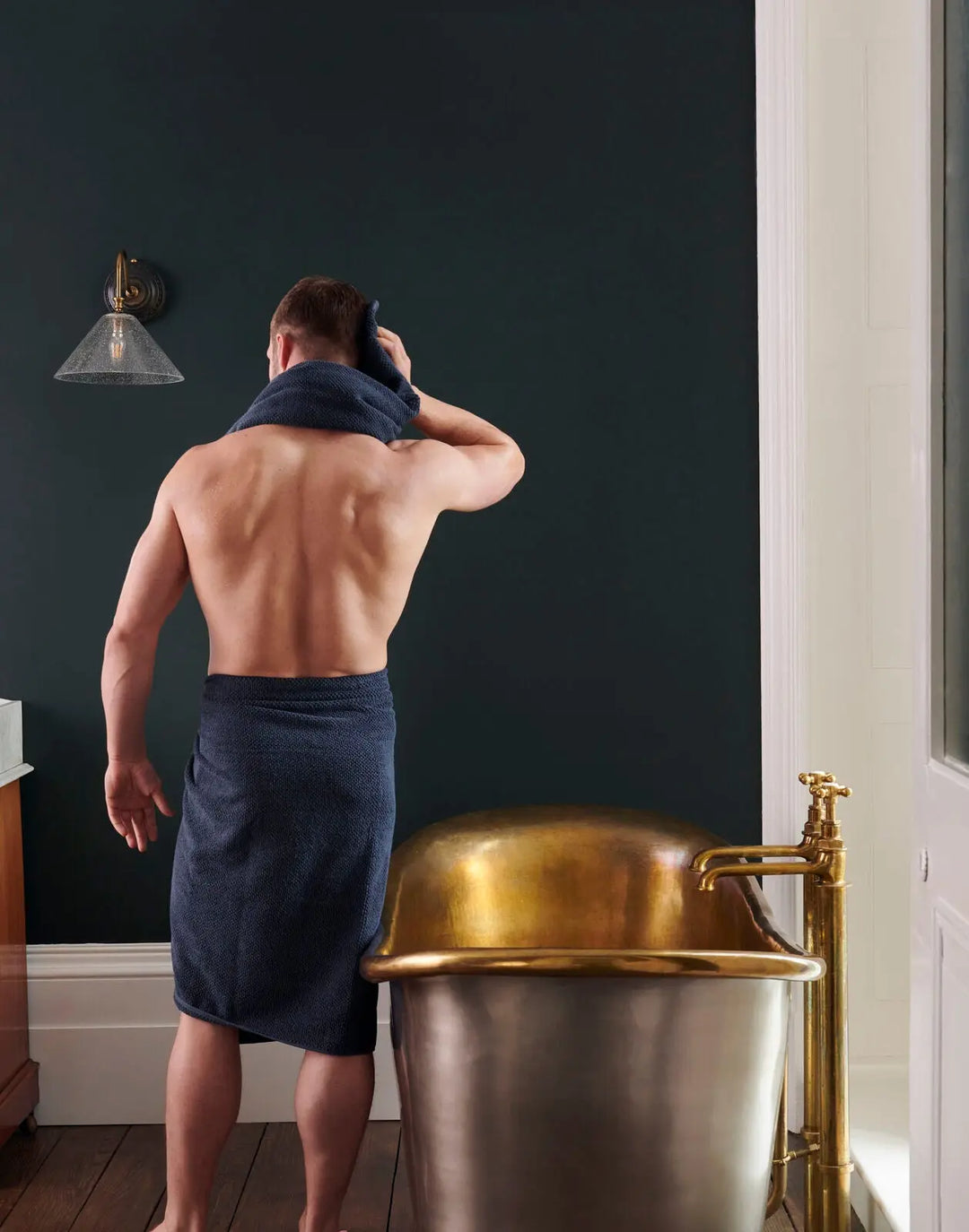 Christy Brixton Bath Sheet - Midnight 90 x 150 cm CHRISTY LUX-HOM