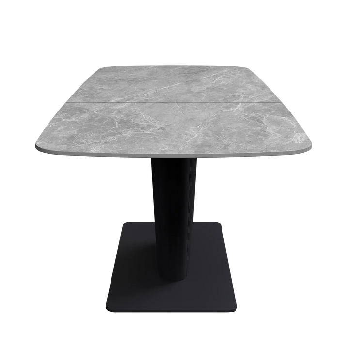 Estello 160-200cm Light Grey Ceramic Extending Dining Table Torelli