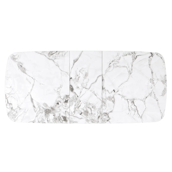 Estello 160-200cm White Ceramic Extending Dining Table Torelli