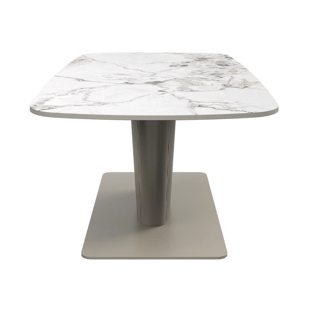 Estello White Ceramic Coffee Table Torelli